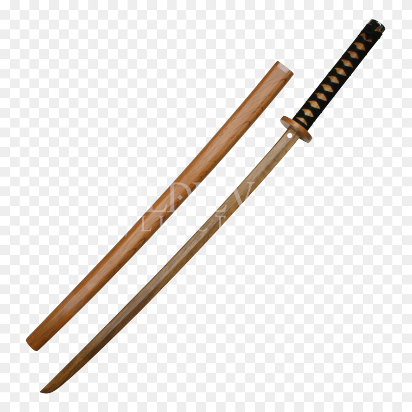 840x840 Homemade Wooden Sword Red Oak Wooden Katana Belle's Projects - Samurai Sword PNG