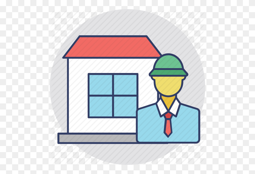 512x512 Homeowner, Property Agent, Real Estate Agent, Realtor, Renter Icon - Real Estate Agent Clipart