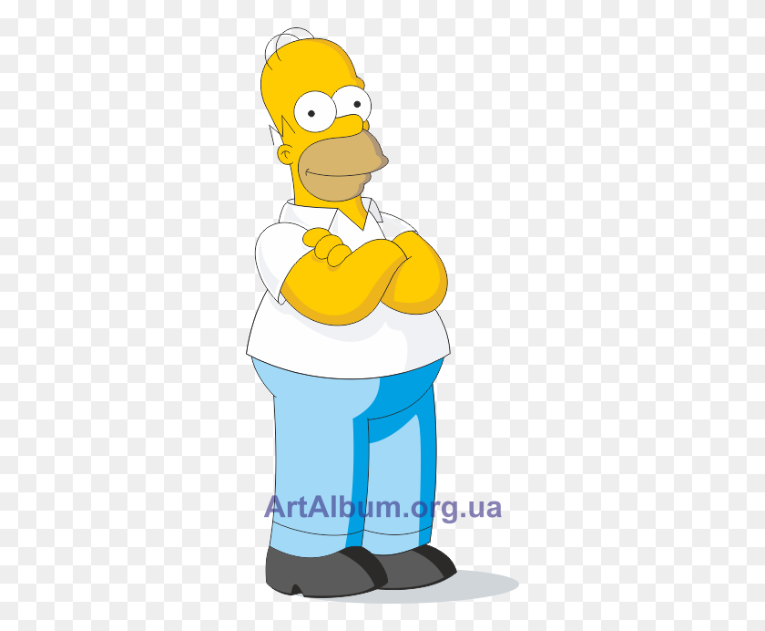 300x632 Homer Simpson - Homer Simpson Clipart