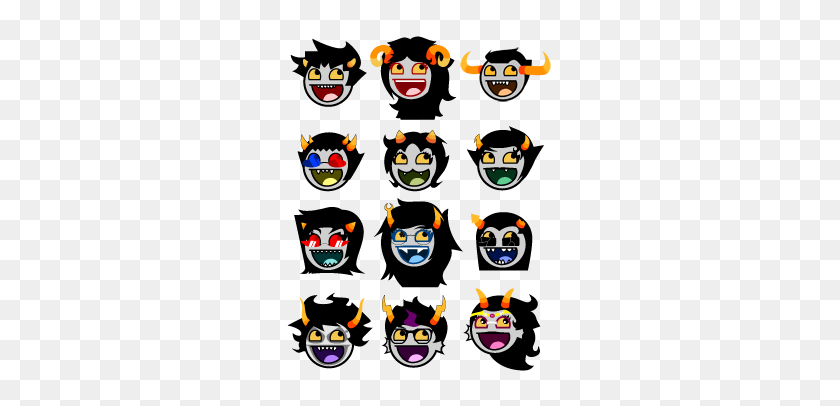 274x346 Homestuck Troll Awesome Smiley Icons - Troll Face Clipart
