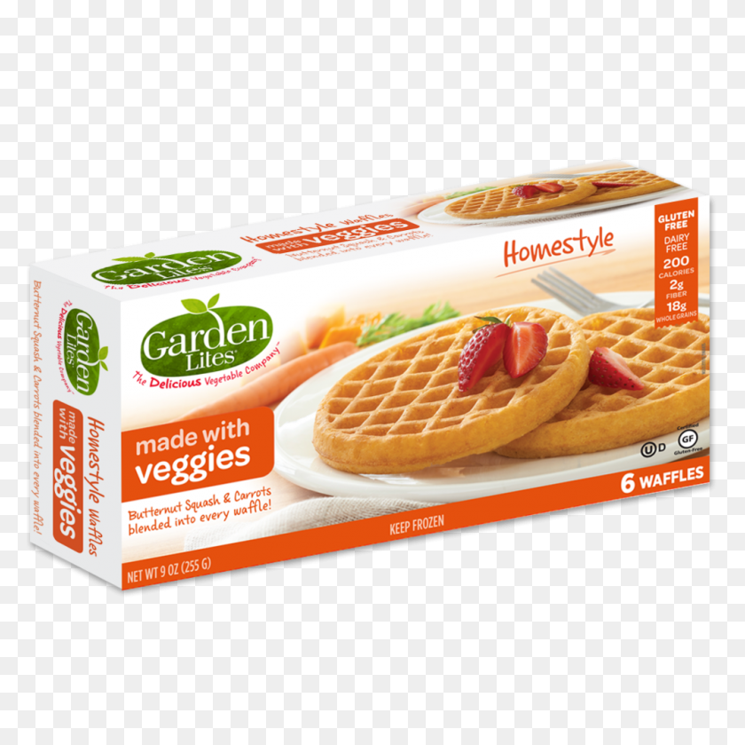 1000x1000 Homestyle Waffles Garden Lites - Waffle PNG