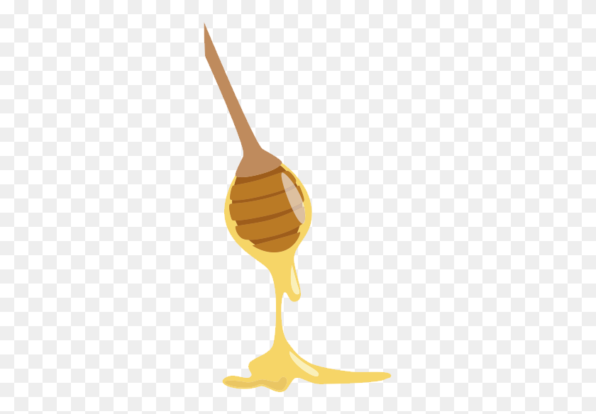 265x524 Honey - Chocolate Syrup Clipart