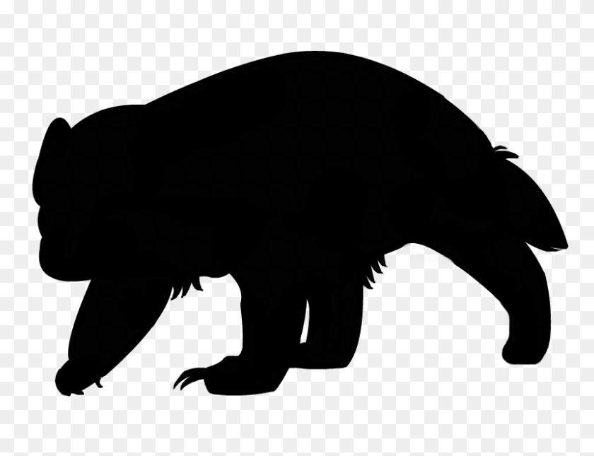 800x600 Honey Badger Clipart African - Africa Clipart Black And White