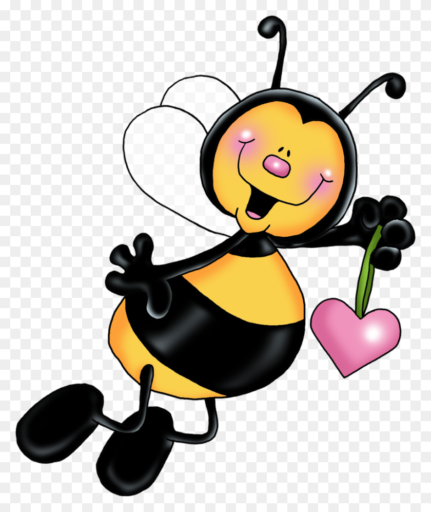 852x1024 Мед Медведи Пчелы, Картинки, Искусство - Рабочая Пчела Клипарт