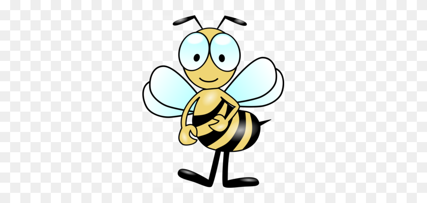 279x340 Honey Bee Insect Bumblebee Fly - Western Clip Art