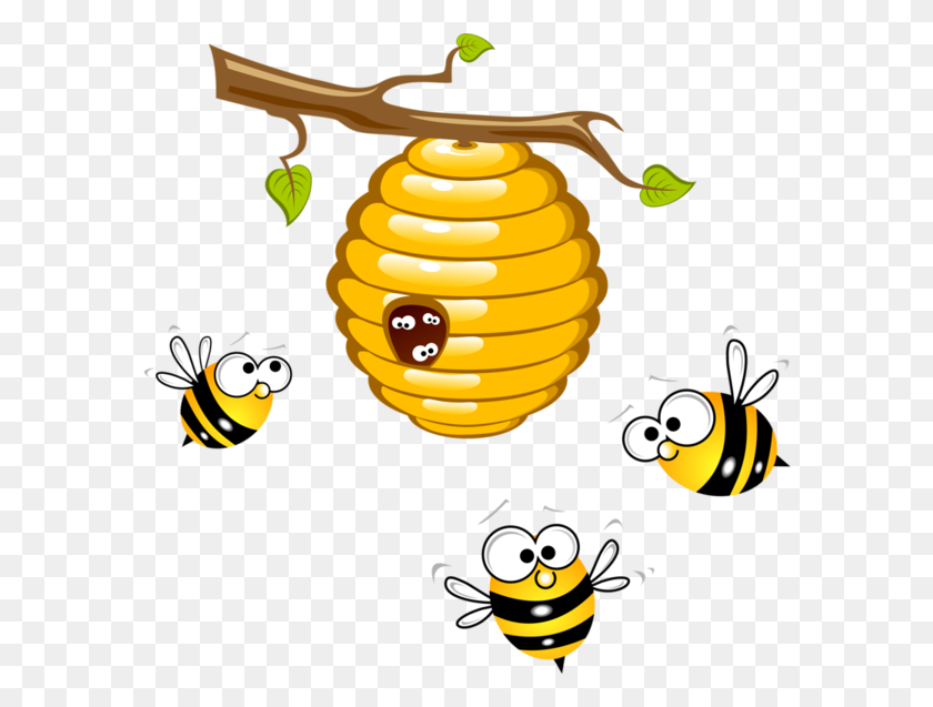 600x577 Honey Bees - Roach Clipart