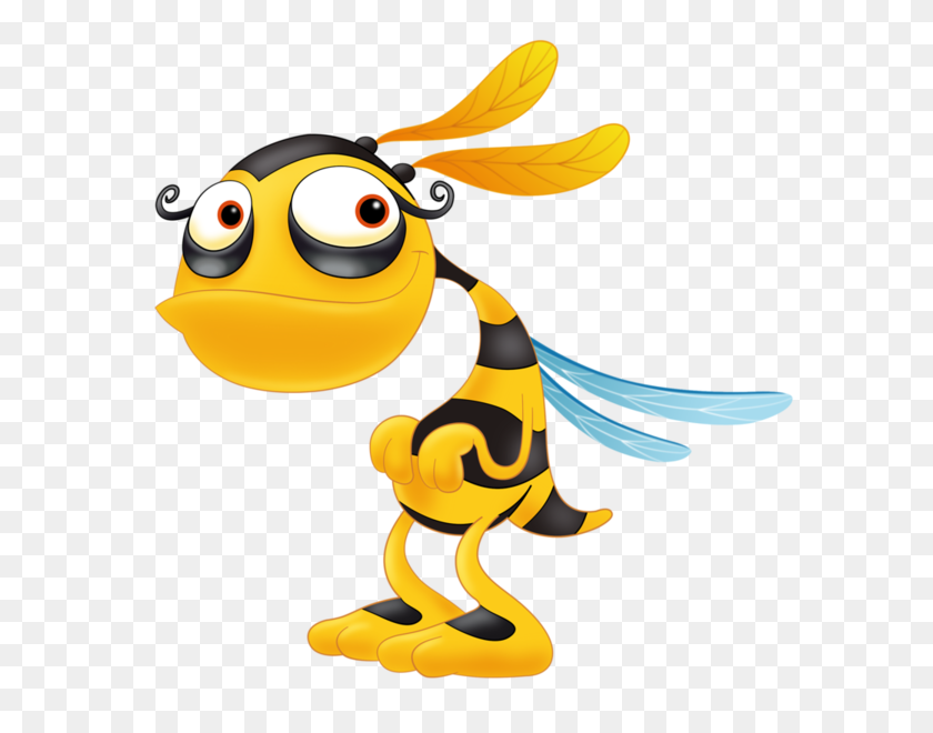 600x600 Медоносные Пчелы - Нюхать Клипарт
