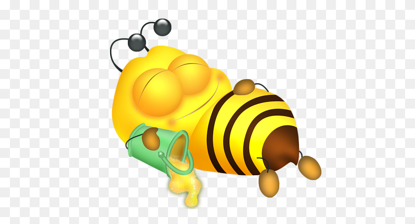 500x394 Honey Bees - Bee Flying Clipart
