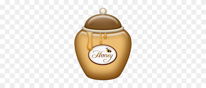 236x300 Honey Jar Bees Album - Honey Jar PNG
