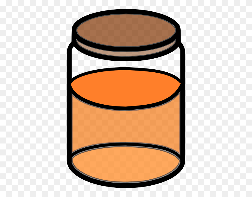396x599 Honey Jar Clip Art - Jar Clipart