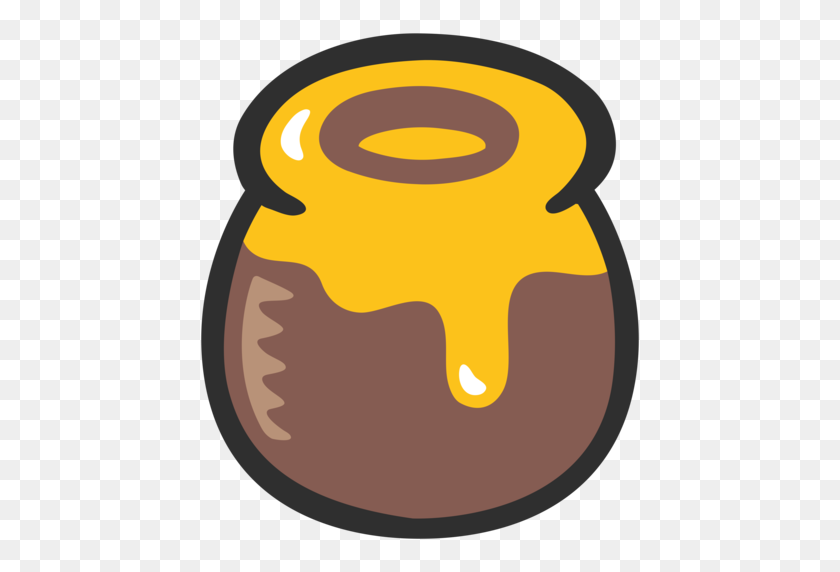 512x512 Honey Pot Emoji - Honey Jar Clipart