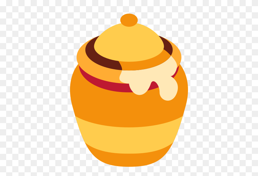 512x512 Honey Pot Emoji - Honey Jar PNG