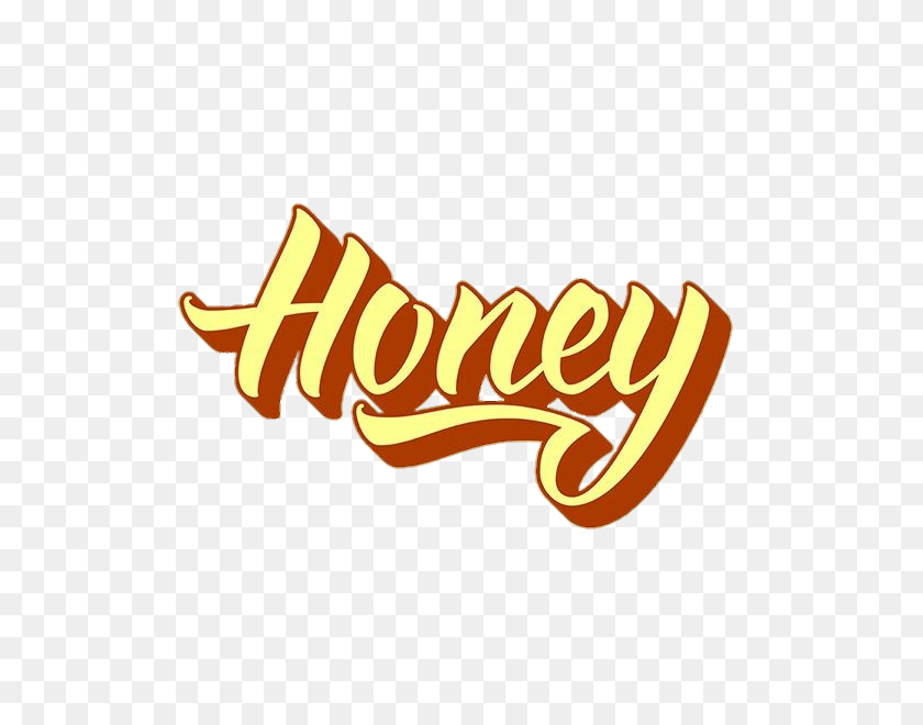 600x600 Honey Text Sticker Tumblr Aesthetic Retro Cute Love Hea - Tumblr PNG Aesthetic