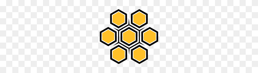 190x180 Honeycomb Honey Polygon Pattern Design - Honeycomb Pattern PNG