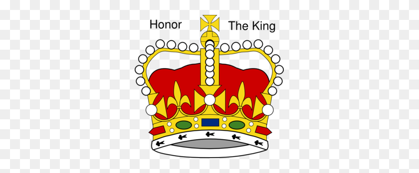 299x288 Honor The King Clip Art - Honor Clipart