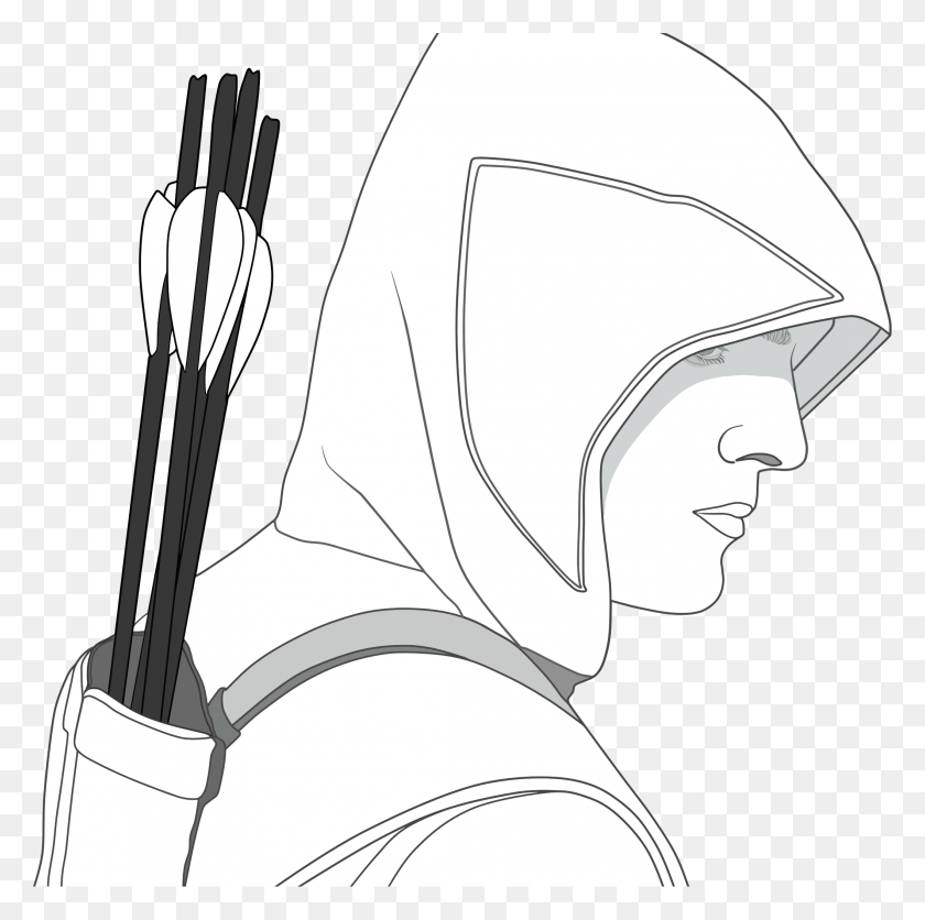 2116x2107 Hooded Assassns Png - Hooded Figure PNG