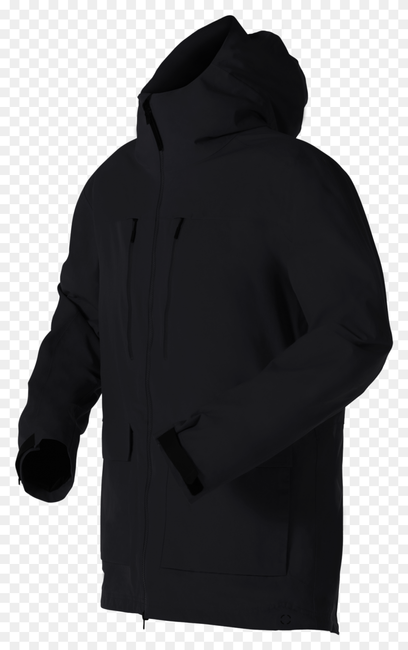 1169x1915 Hoodie Jacket T Shirt Polar Fleece - Black Hoodie PNG