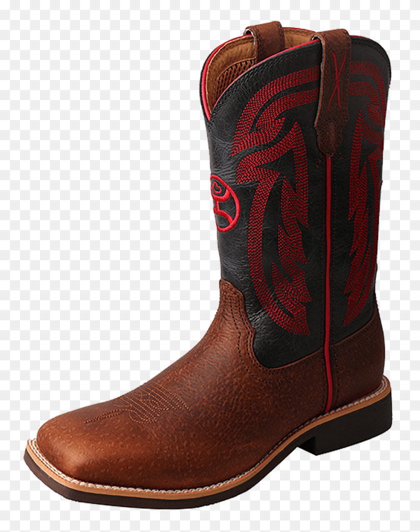 1166x1500 Hooey Youth Square Toe Cowboy Boot Wnavy Shaft - Cowboy Boots PNG