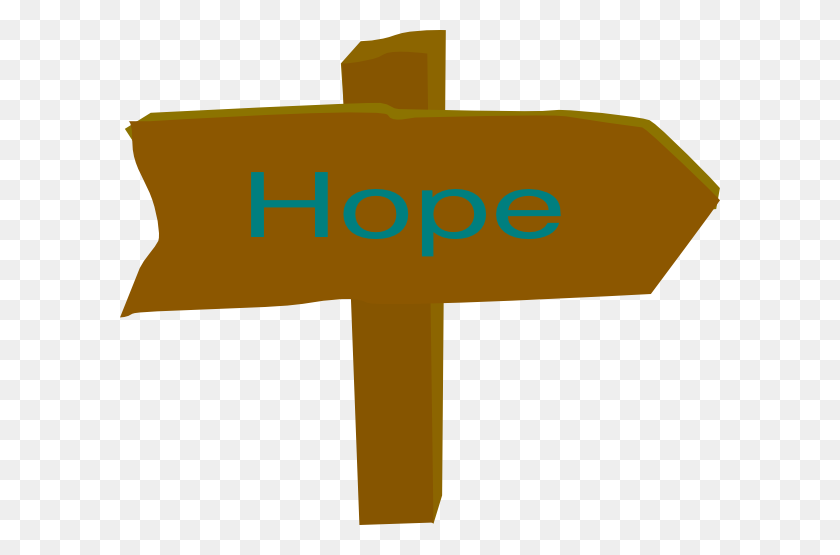 600x495 Hope Direction Sign Clip Art - Hope Clipart