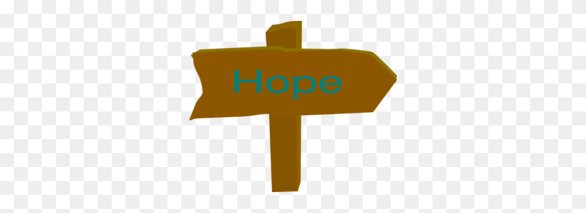 298x246 Hope Direction Sign Clip Art - Hope PNG