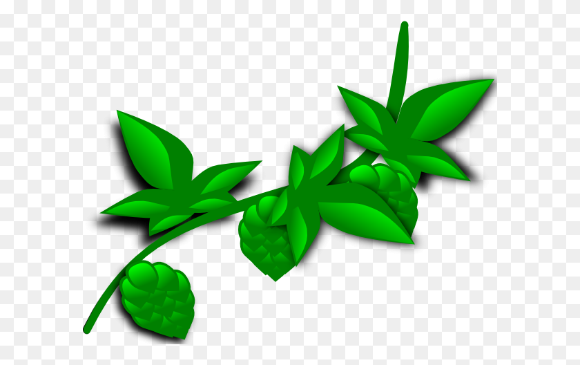 600x468 Hops Plant Clip Art - Grapevine Wreath Clipart