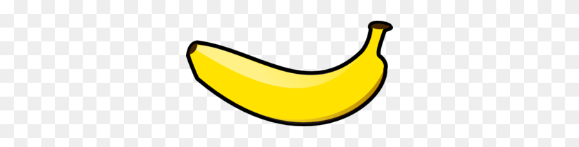 300x153 Горизонтальные Банановые Картинки - Банановая Кожура Клипарт
