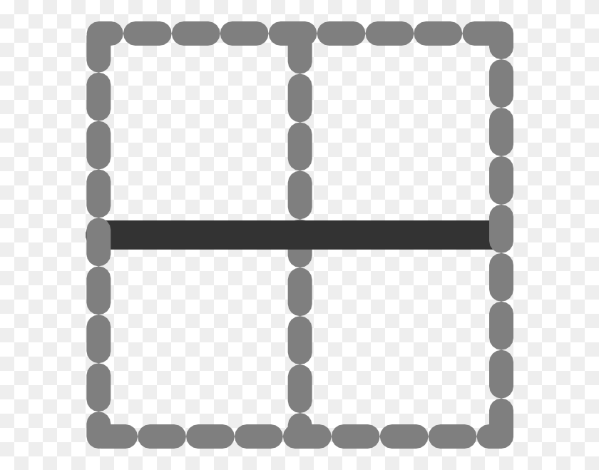 600x599 Horizontal Inside Border Icon Png Clip Arts For Web - Vertical Line Clipart