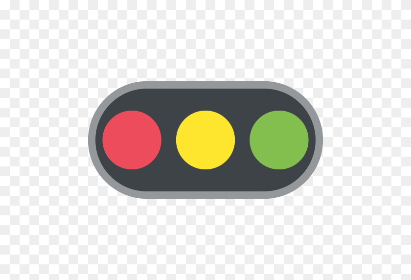 512x512 Horizontal Traffic Light Emoji For Facebook, Email Sms Id - Stoplight PNG