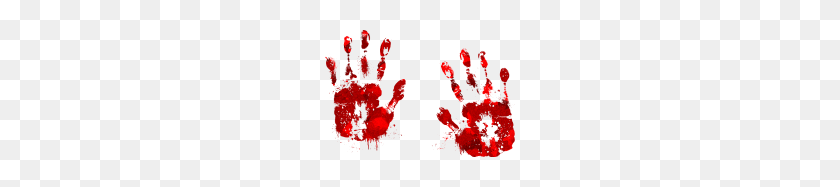 190x127 Horror All Clear - Bloody Handprint PNG