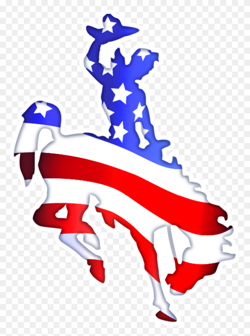 902x1234 Лошадь Американский Флаг Клипарт - Американский Флаг Картинки Png