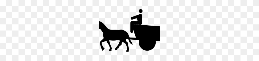 200x140 Horse And Carriage Clipart Horse And Buggy Silhouette - Amish Buggy Clipart