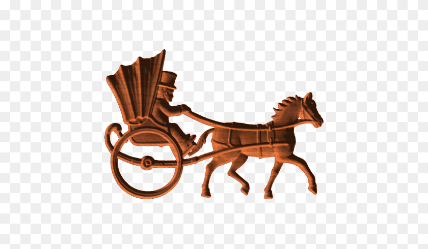 430x430 Horse Buggy - Horse And Carriage Clipart