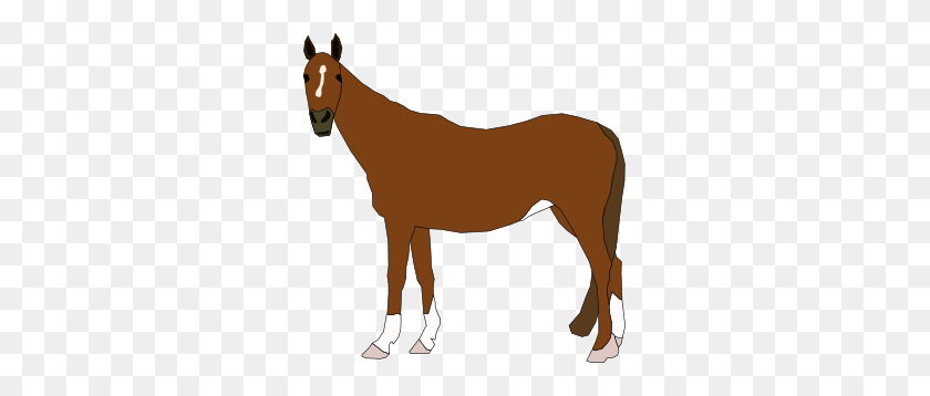 291x298 Лошадь Картинки - Белая Лошадь Клипарт