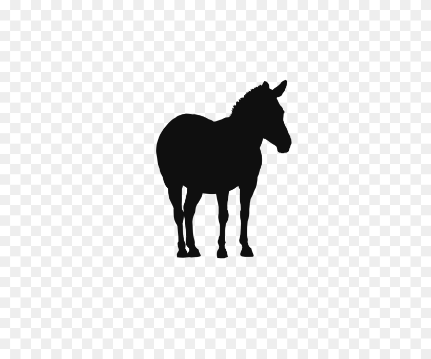 640x640 Лошадь Картинки Диких Животных Фон, Лошадь, Вырезка Из Бумаги - Мустанг Клипарт Черный И Белый