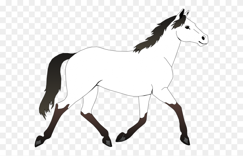 600x481 Horse Clipart Black And White Nice Clip Art - Horse Clipart Black And White