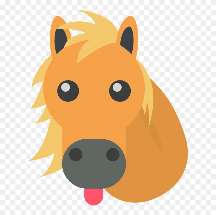 1000x1000 Horse Emoji Png - Running Emoji PNG