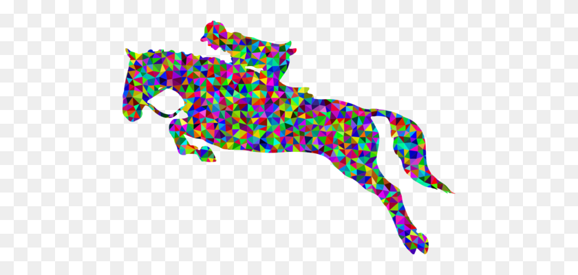 484x340 Horse Equestrian Dressage Jumping Trail Riding - Equestrian Clipart