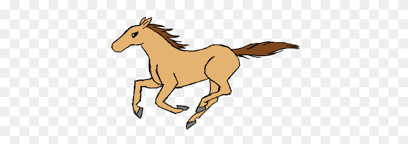 418x237 Caballo Galope - Galope Clipart