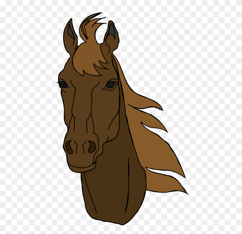 472x750 Horse Head Mask Computer Icons Drawing - Horse Clipart PNG