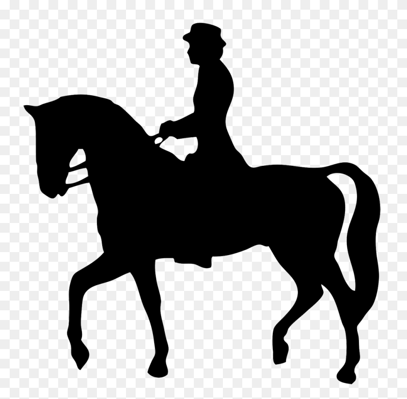 1004x983 Horse Riding Clipart Black And White Clip Art Images - White Horse Clipart