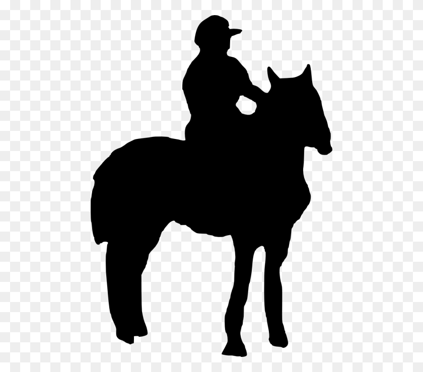 480x679 Horse Riding Silhouette Png - Cowboy Silhouette PNG