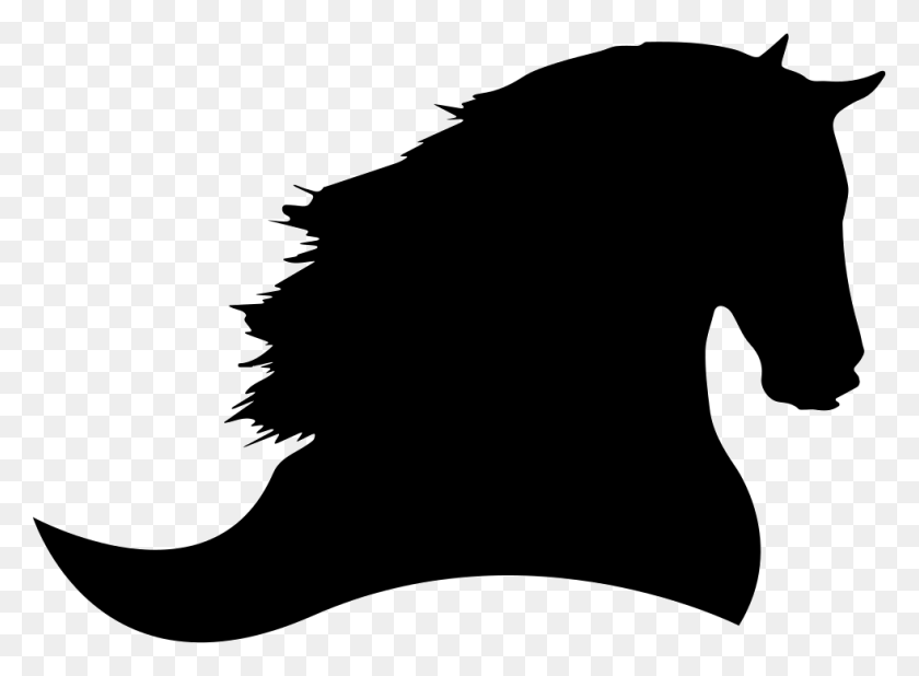 981x702 Horse Silhouette Side View To The Right Png Icon Free Download - Horse Silhouette PNG