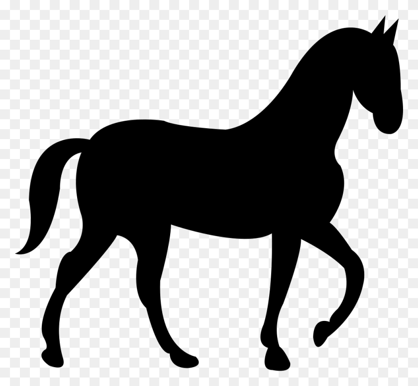 980x902 Лошадь С Медленной Ходьбой Позы Png Скачать Бесплатно - Лошадь Значок Png