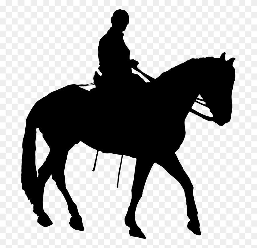 701x750 Конный Всадник Конный Силуэт Воспитание - Разведение Лошади Клипарт