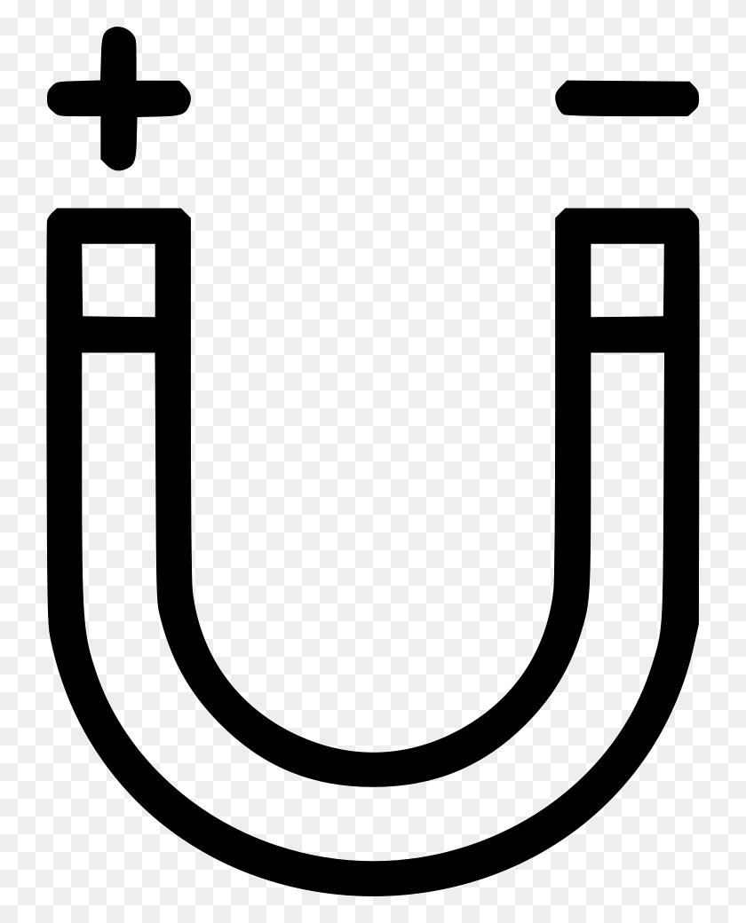 736x980 Horseshoe Magnet Positive Negative Charge Physics Png Icon - Positive PNG