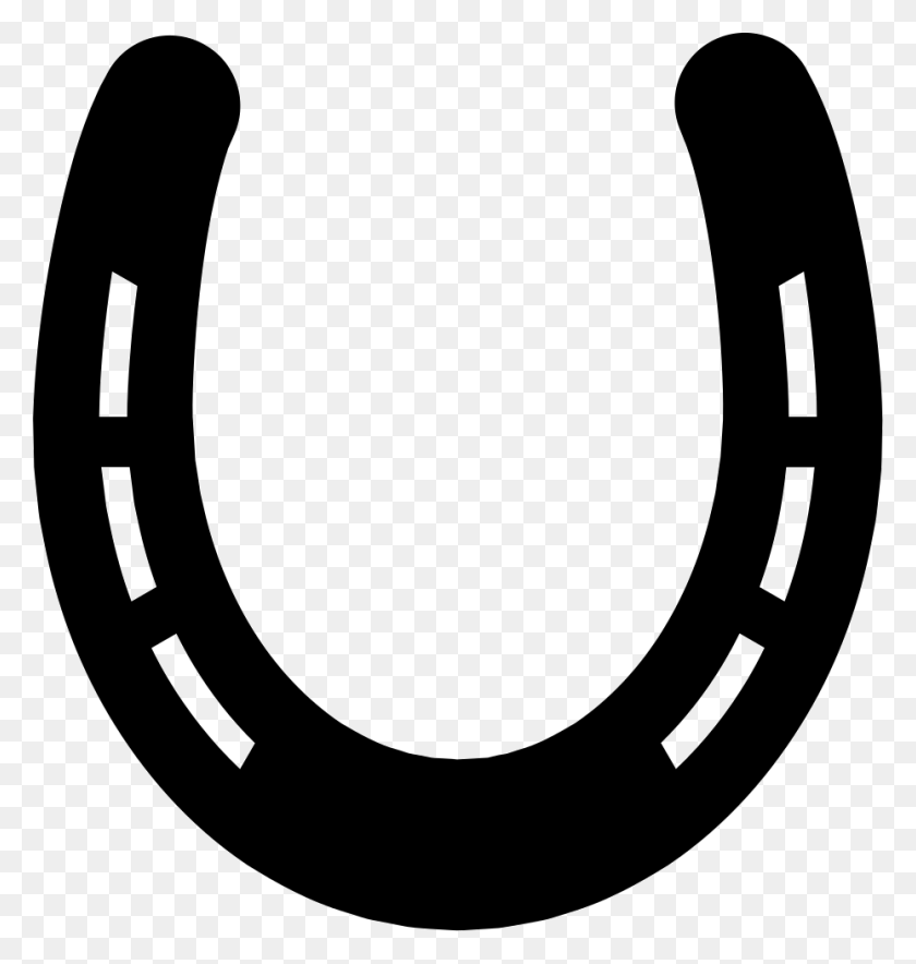 928x981 Horseshoe Without Holes And With Slits Png Icon Free Download - Horseshoe PNG