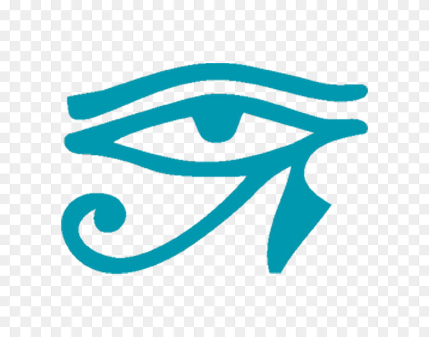 600x600 Horus Eye Blue - Eye Of Horus PNG