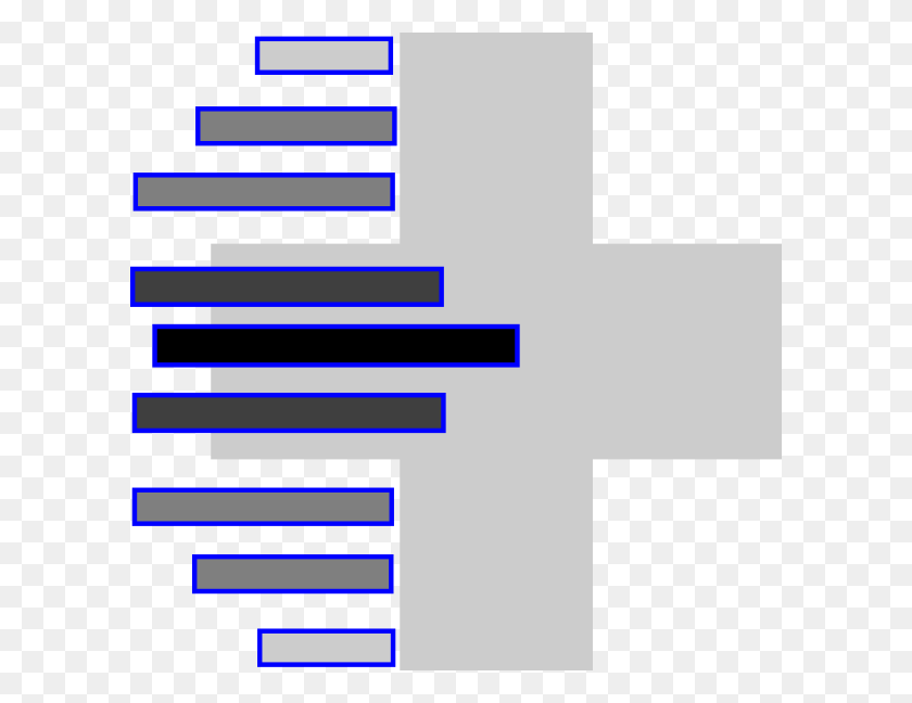 600x588 Hospital Cross Clipart Png For Web - Hospital PNG