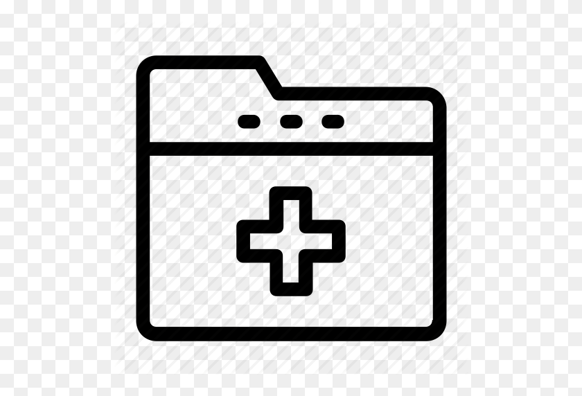 512x512 Documentos Hospitalarios, Expedientes Médicos, Carpeta Médica, Informes Médicos - Libro Gráfico Del Hospital