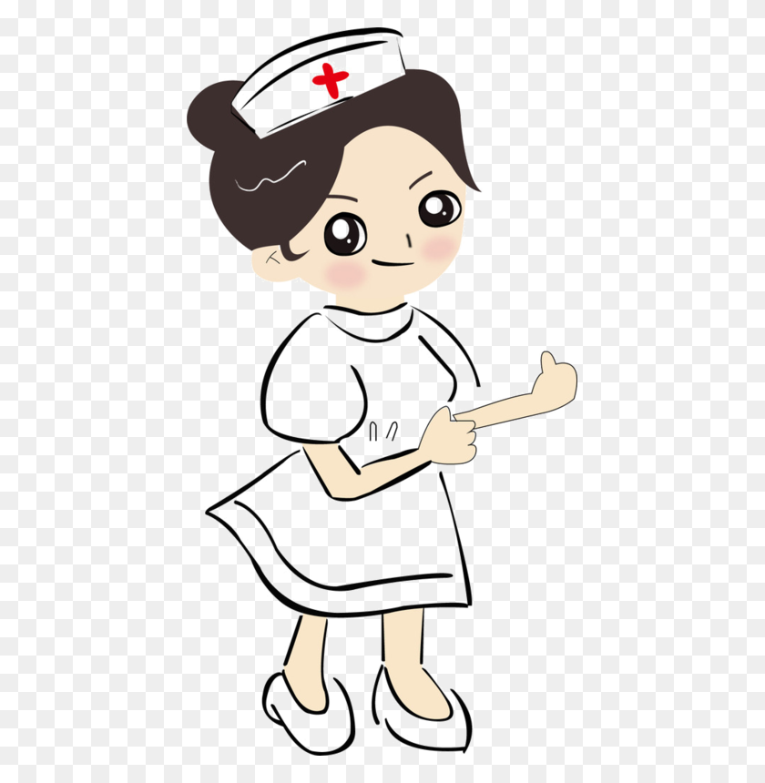 429x800 Hospital, Doentes E Etc Children Nurse - Physiology Clipart